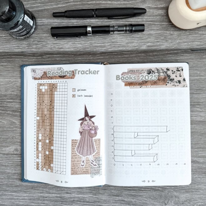 Readingtracker im Bookjournal