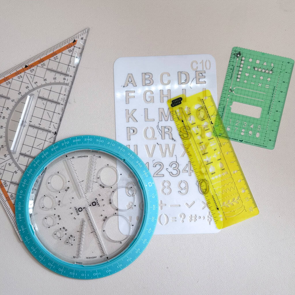 verschiedene Schablonen